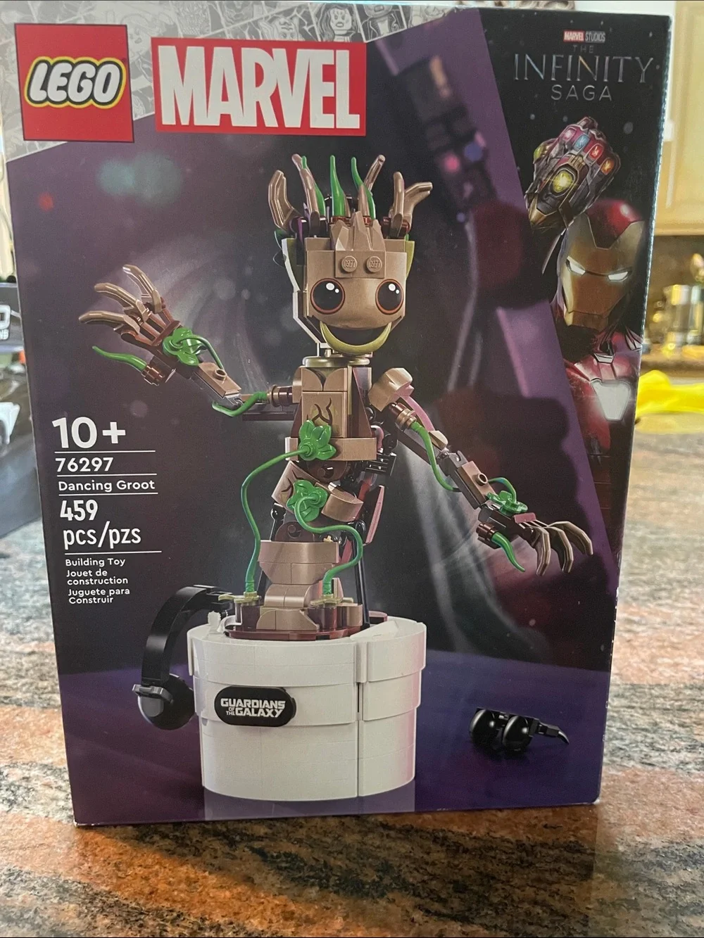 Lego Marvel 10+ Dancing Groot 76297 459 pcs NWT